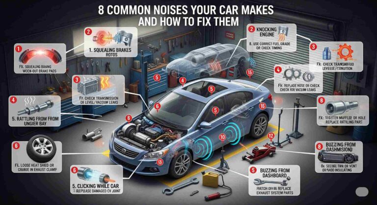 8 Common Noises Your Car Makes and How to Fix Them